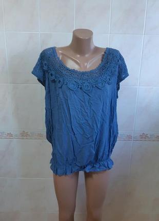 Блакитна блузка кофта unica. італія