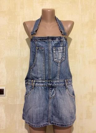 Классический джинсовый сарафан!!