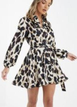 Сатиновая мина платье