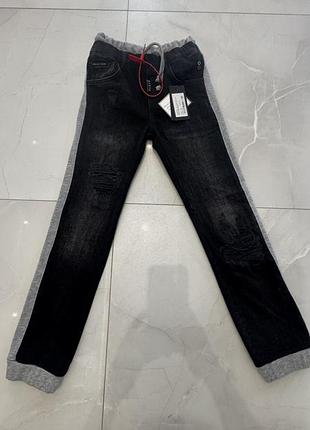Дитячі джинси на резинці. philipp plein. оригінал. нові. на 10років