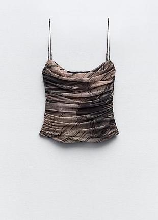 Топ корсет сітка корсаж zara