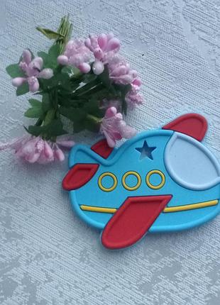 Силіконовий гризунець прорізувач для хлопчика від 3+ міс.