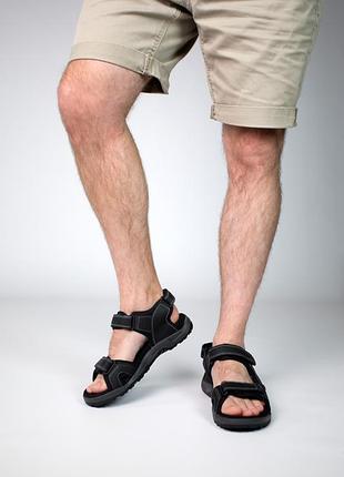 Сандалі чоловічі шкіра 592073 чорні