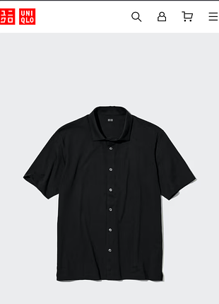 Airism polo shirt (open collar), стан ідеальний, size s, плечі 44 підпахви 50 довжина 68
