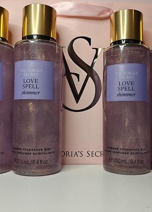Victoria’s secret love spell shimmer — мерехтливий спрей для тіла