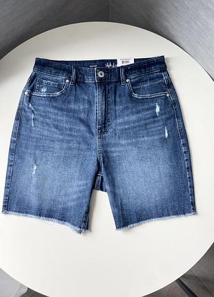 Жіночі нові шорти denim bermuda high rise