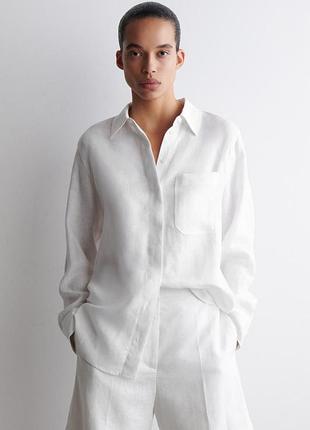 Лляна сорочка oversize cos