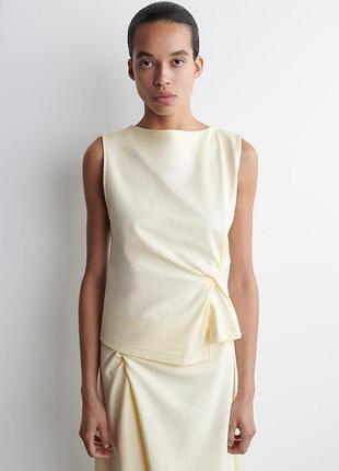 Топ без рукавів — ніжно-жовтий cos