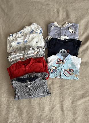 Набір чоловічків та боді для малюка, розмір 68