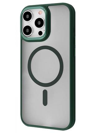 Чехол proove essence case with magnetic ring iphone 16 pro max green
