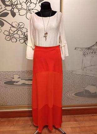 Ошатна гарна довга спідниця на підкладці