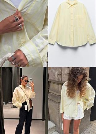Сорочки zara с,м,л