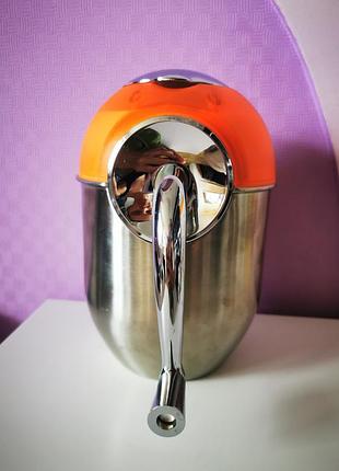 Измельчитель льда механический портативный бытовой кухонный ледоизмельчитель нержавейка