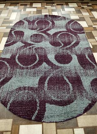 Ковер микрофибра 1.5х2.3 турция овальный