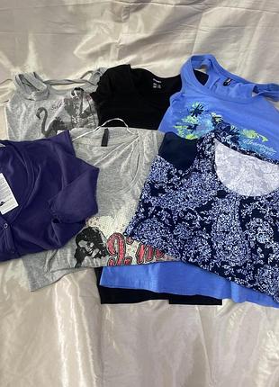 Лот з 6-ти речей: туніки, майки і футболка, р.s