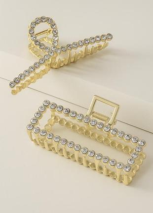 Краб для волосся зі стразами