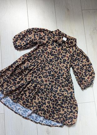 Платтячко з віскози в анімалістичний принт