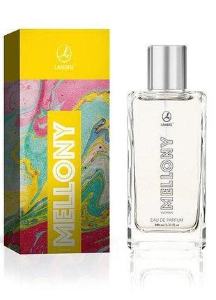 Женская парфюмированная вода lambre mellony woman 100 ml / женские духи ламбре mellony / сладкие духи 100 мл