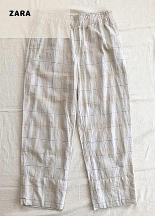 Штани zara в клітинку