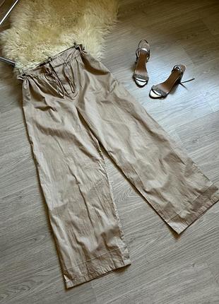 Zara (натур тканина )брюки 14-16 p на високу