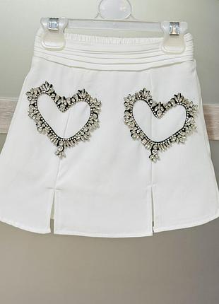 Элитная эффектная юбочка франция сваровски