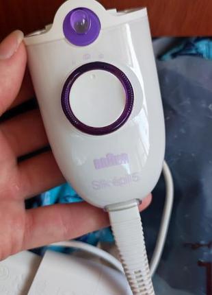 Епілятор braun silk-epil comfortee110 б/у (під ремонт або на запчастини)