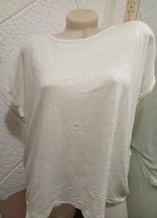 Распродажа 2+1 тор оверсайз футболка лен премиум бренд