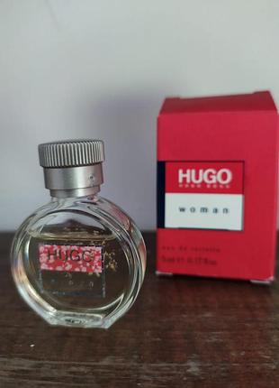 Hugo women от hugo boss, парфюм 
винтажная миниатюра