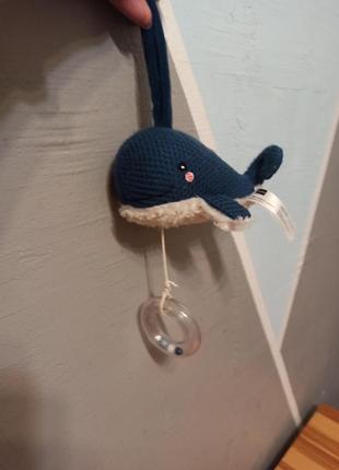 Музыкальная игрушка кит hema вязаная крючком,