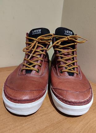 Ботинки vans,кожа,человечи 42р 3