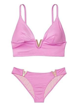 Роздільний рожевий купальник вікторія секрет victoria’s secret s m