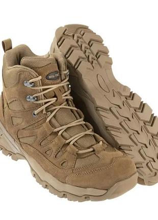 Тактичні черевики mil-tec trooper squad stiefel 5 coyote