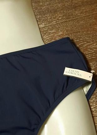 Новый синий низ купальника/ купальные плавки р.m victoria's secret