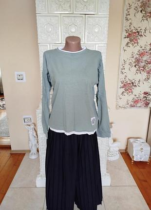 Кофта с имитацией еще одной кофты