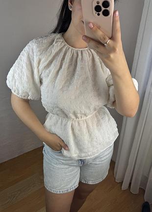 Блузка блуза сорочка рубашка топ hm h&m m