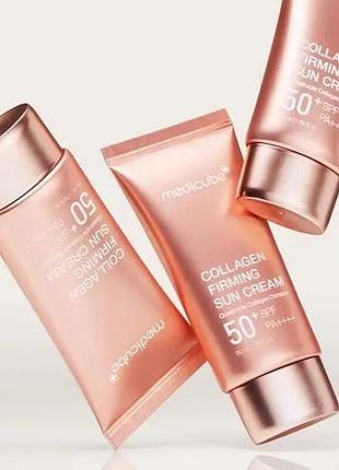 Сонцезахисний крем medicabe collagen firming sun cream spf 50+ pa++++ 50 мл