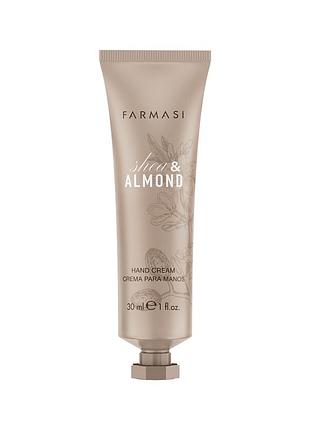 Крем для рук shea & almond, фармасі фармаси farmasi 30 мл