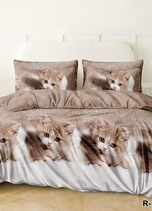 Постільна білизна бязь голд люкс котики