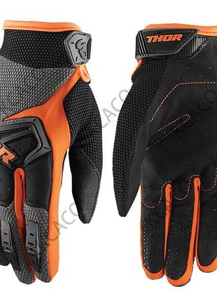 Велоперчатки thor розмір м (оранжеві)