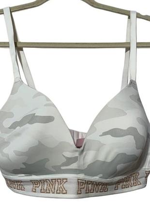 Бюстгальтер pink victoria 's secret  мягкий, без косточек.