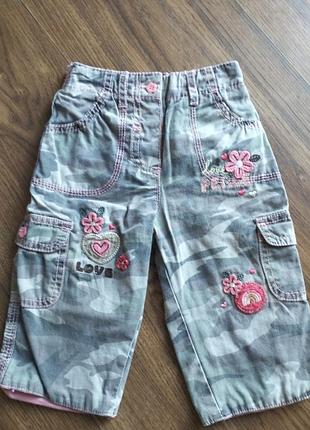 Детские бу джинсовые бриджи для девочки