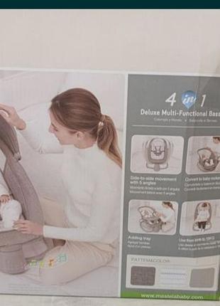 Укачивающий центр шезлонг mastela 4 в 1