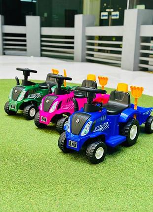 Електро трактор з причепом