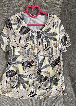 Футболка з натуральної тканини, розмір 48