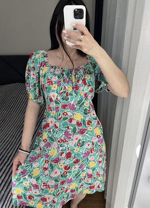 Сукня у квітковий принт розмір xl-l