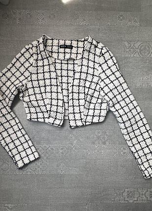 Жакет твидовый