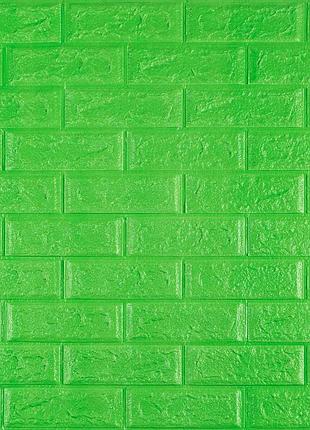3d панель самоклеюча цегла зелений 700х770х5мм (013-5) sw-00000149