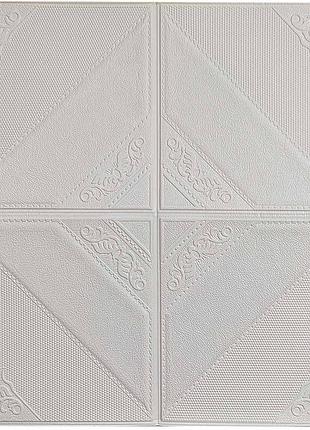 Самоклеющаяся декоративная 3d панель ромб 700x700x5 мм