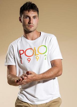 Оригінальна класична бавовнаяна футболка polo ralph lauren.