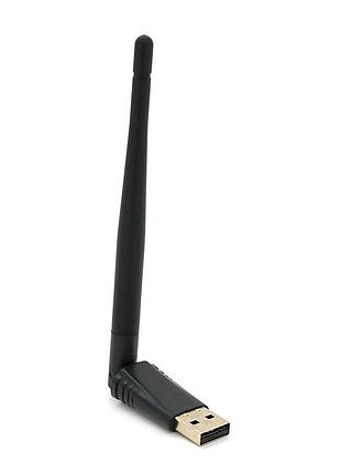 Беспроводной сетевой адаптер  wi-fi-usb aufa w114, 802.11bgn, 150mbps, 2.4 ghz, win7/8/10/11/mac/linux,